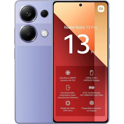 Xiaomi Redmi Note 13 Pro 4G 512 GB / 12 GB - Smartphone - purple