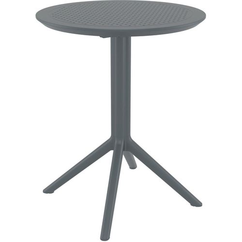 Klapptisch Sky rund dunkelgrau
