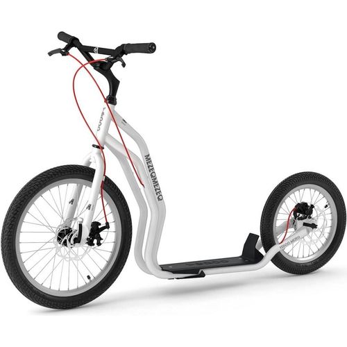 Tretroller Yedoo Mezeq RunRun 20/16 Dogscooter Scooter Roller Cityscooter weiß
