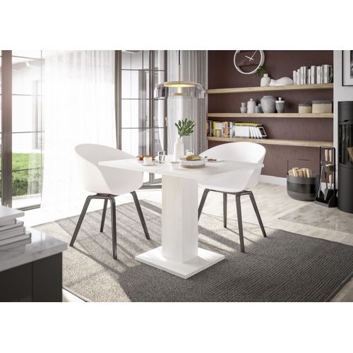 Säulen-Esstisch ></noscript>Tap< (ausziehbar) in pino aurelio - 120x76x80cm (BxHxT)