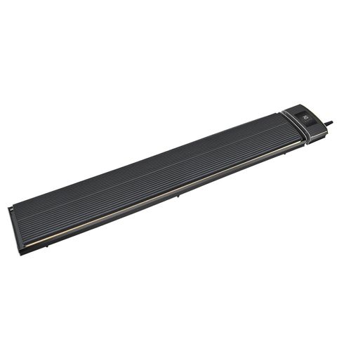 Infrarot Terrassenheizung - Schwarz - 1800-2400W, wand- und deckenmontierbar