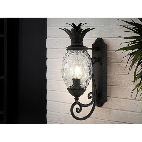 Plantation Outdoor Wandleuchte schwarz IP44 HK-PLANTATION-M-MB