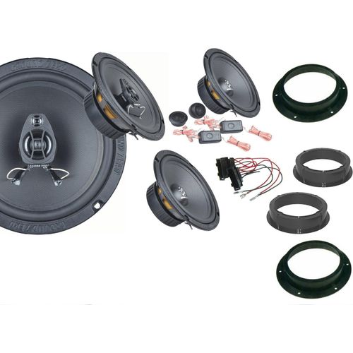 Ground Zero Boxen Set für VW Sharan 7N Bj 10-15 Tür vorne hinten 270 Watt