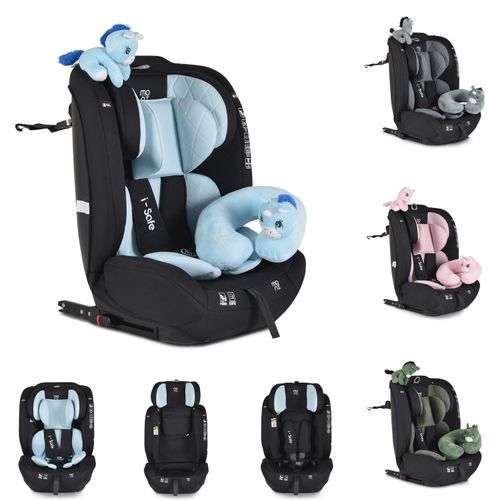 Moni Isafe i-Size Autokindersitz Blau 76-150 cm 111003