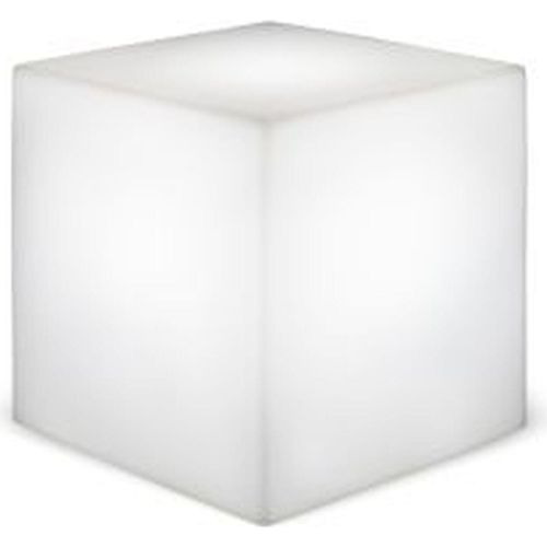 Stehlampe außen E27 IP65 B: 43 cm cm hoch Weiß eckig warmweiß 2700 K 600 lm Modern Außenleuchte