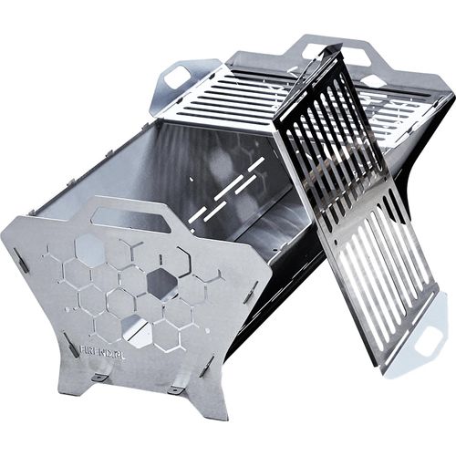 Grill aus rostfreiem Stahl TEXAS 50 EDELSTAHL BBQ