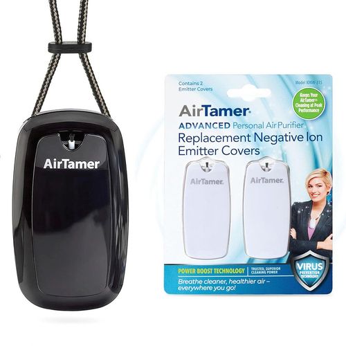 AirTamer A315 mit Negativ-Ionisator Ersatzabdeckung - Advanced Ionic Technology Set - Tragbar - Schwarz