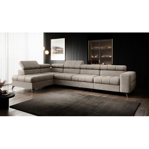 Modernes Ecksofa Pudding maxi - mit Schlaffunktion und verstellbaren Kopfstützen Links INFINITY 8