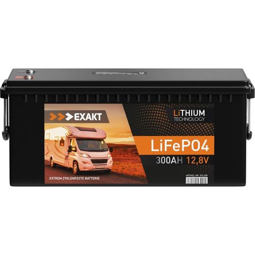 LiFePO4 300Ah 12V EXAKT Lithium Batterie Solarbatterie Wohnmobil Solar USV
