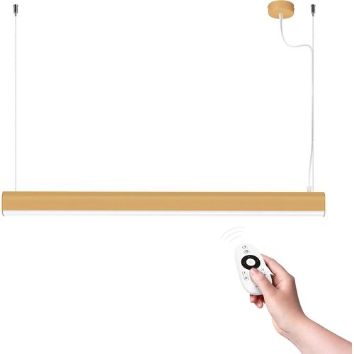 Pendelleuchte FARGE Gold LED 4000K 1xLED 38W Aluminium 150x8x120cm Thoro Lighting