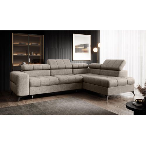 Modular Ecksofa - Pudding L Funktionelle Eleganz mit Vielseitigen Komfort- und Stauraumlösungen Rechts INFINITY 2