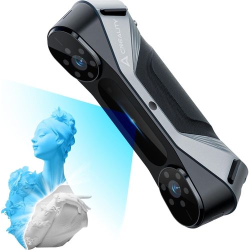 Creality CR-Scan Raptor 3D-Scanner, Handscanner für 3D-Drucker mit Mehrlinien-Blau- und NIR-Technologie, unterstützt Objekte von 5-2000 mm
