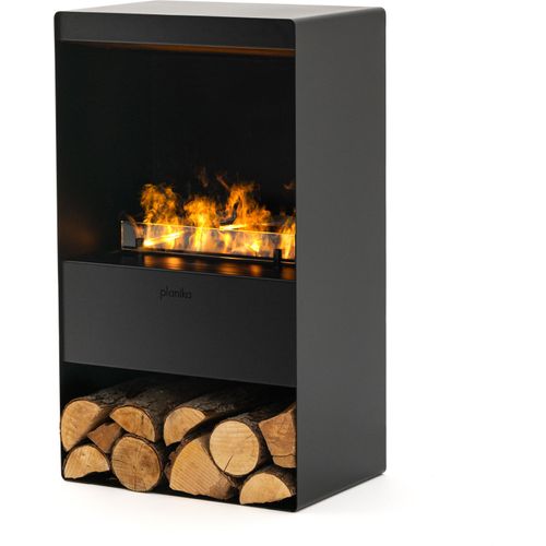 Steamy - freistehender elektrischer Kamin mit Dampf - 3D-Flammeneffekt, Fernbedienung, Luftbefeuchter, Set mit Aromaölen inklusive
