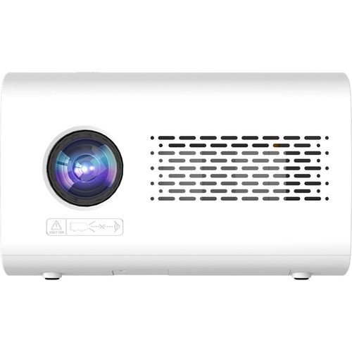 Android 9.0 Mini-Projektor 720P Heimkino mit WiFi6-Unterstuetzung 150-Zoll-Display Gleiche Bildschirmtechnik Filmprojektor Autofokus Trapezfunktion Eingebauter Lautsprecher mit USB-/3,5-mm-Anschluessen Unterstuetzt TV-Box Computer-Flash-Disk Outdoor-Mediaplayer-Unterhaltung
