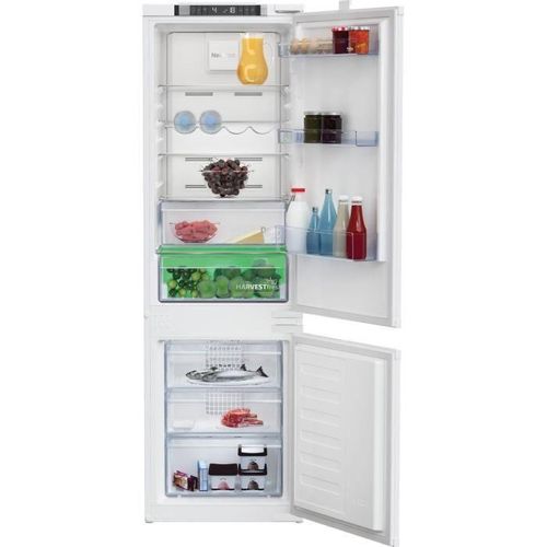 Kombi-Kühlschrank - BEKO - 2 Türen - Integrierbar - 254 L (185 L + 69 L) - Umluftkälte -