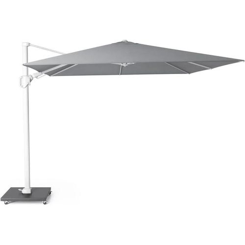 Ampelschirm Cartagena T2 Premium 300 x 300 x 265 cm inkl. Keramikplatte Polyacryl Grau