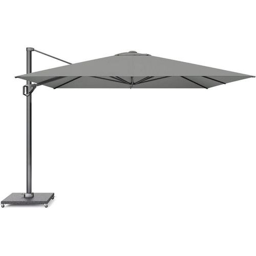 Ampelschirm Cartagena T1 Premium 350x350x258cm inkl. Granitplatte Polyacryl Grau