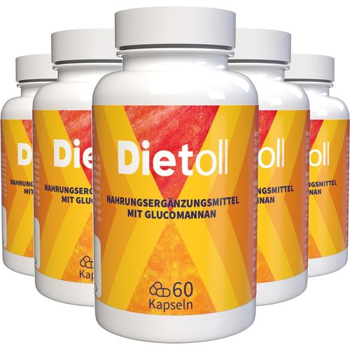 Dietoll - 300 Kapseln (5 x 60 Kapseln) - 5er Pack