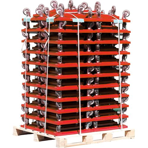 Palette Transportroller - 77 Stk. - rot