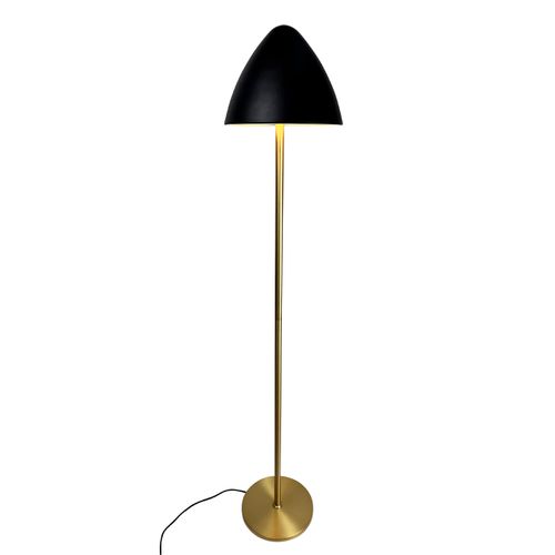 Stehlampe Stehleuchte Standleuchte standlampe Bodenlampe Leseleuchte Innenbeleuchtung OULU Messing schwarz