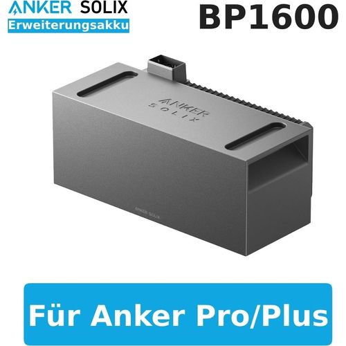 Anker SOLIX BP1600 Erweiterungsakku, 1600Wh, LifePo4 Akkus, 6.