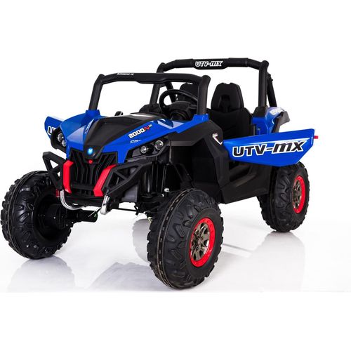 Buggy XXL UTV Premium Kinderelektrofahrzeug 2x 12V / 7Ah 2x200W Motoren Blau