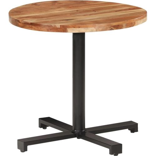Bistrotisch Rund Ø80x75 cm Akazie Massivholz