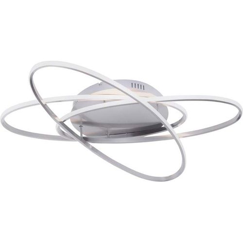 LED Deckenlampe stahlfarben, dimmbar, CCT, L 80 cm