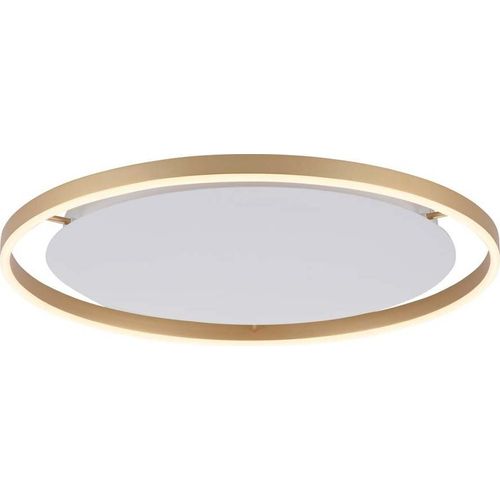 LED Deckenleuchte, messing matt, dimmbar, D 58,5 cm