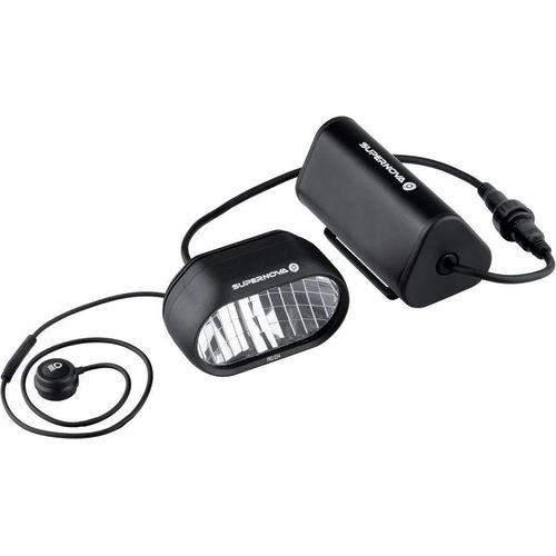Akku-Scheinwerfer B54 PRO Supernova, Garmin-Anbindung, schwarz, 275 lx