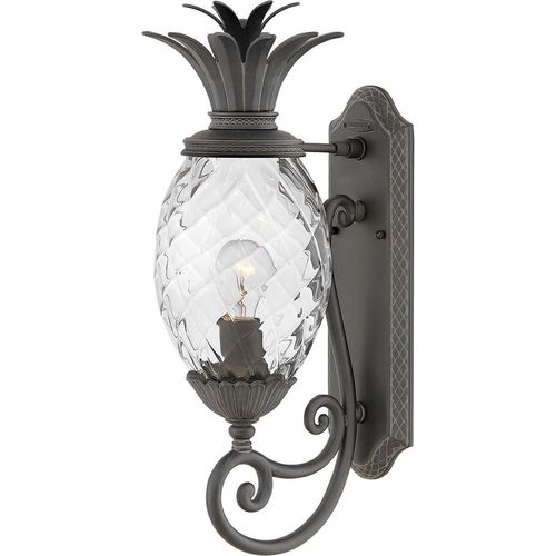 Wandlampe außen Aluminium Glas IP44 Schwarz antik E27 Klassisch Außenwandlampe