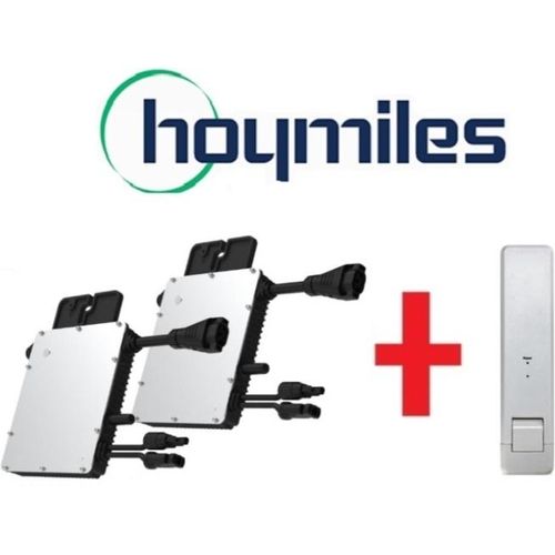 2 X HOYMILES Mikro-Wechselrichter HMS-500 1F (1*670W) + DTU-WLite-S Microwechselrichter Balkonkraftwerk 0% MwSt.