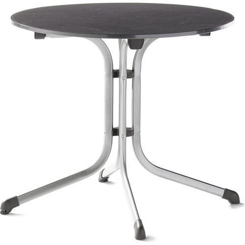 Klapptisch ></noscript>Boulevard< in Schiefer anthrazit, vivodur ® - 73x85cm (HxD)