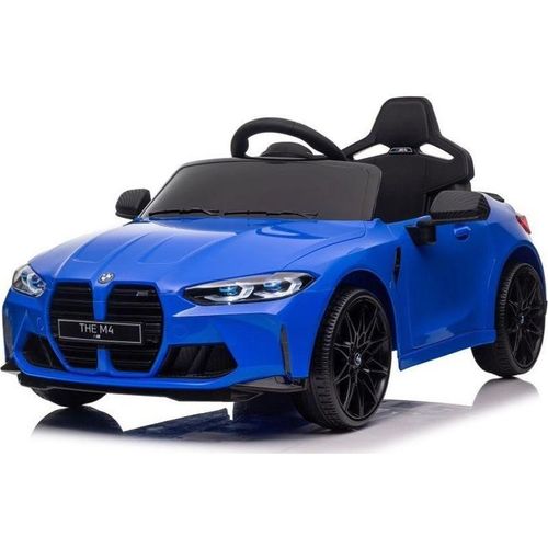 Kinder Elektroauto BMW M4, 12 Volt zwei Motoren+Audio+LED+FB blau