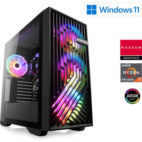 Gaming PC AMD Ryzen 7 5700G, 3800 MHz, AMD Radeon Graphics, 32 GB DDR4-RAM, 1000 GB M.2 SSD, Windows 11, USB 3.2 | M10910H