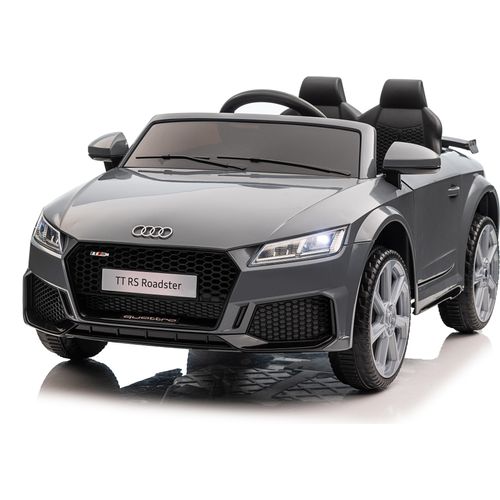 Kinder Elektroauto Audi TTRS 12V Kinderauto mit Fernbedienung Kinderfahrzeug kinder auto elektro (Grau)