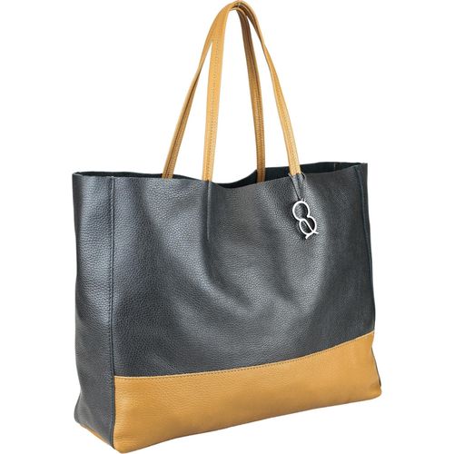 Schultertasche Linia Echt Leder, Italy von collezione alessandro