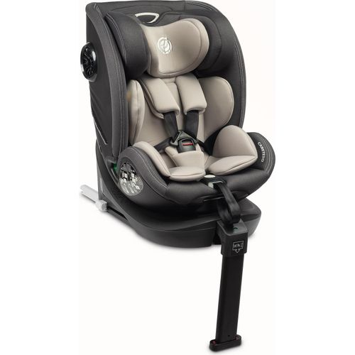CARETERO Autositz Kinder Autokindersitz Fortis, ISOFIX, 40-150cm, Grau