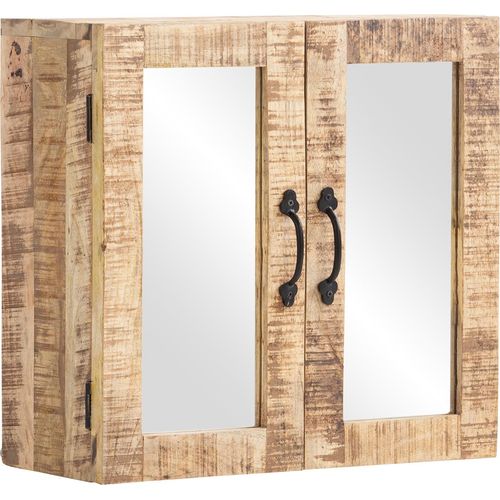 Spiegelschrank Caribou 52x50x23 Rustikal Badschrank Holz