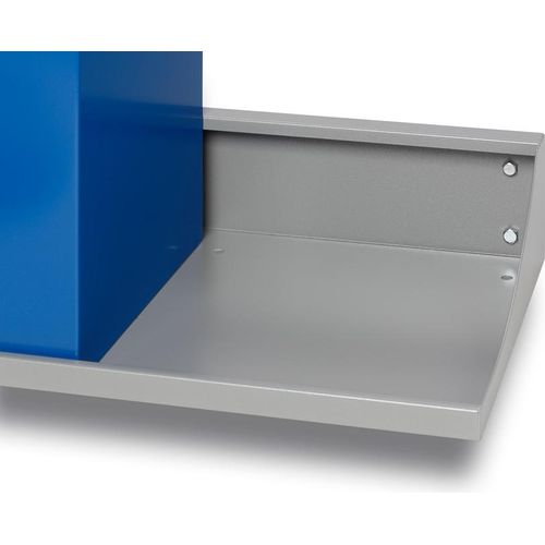 Wandhalterung für Wertstoffsammler 2-Fach | Zubehör | Verzinkter Stahl | Silber