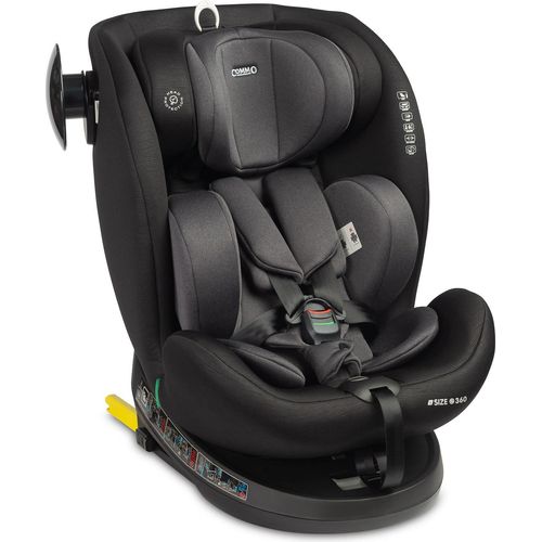 CARETERO Autositz Kinder Autokindersitz Commo, ISOFIX, 40-150cm, Graphit