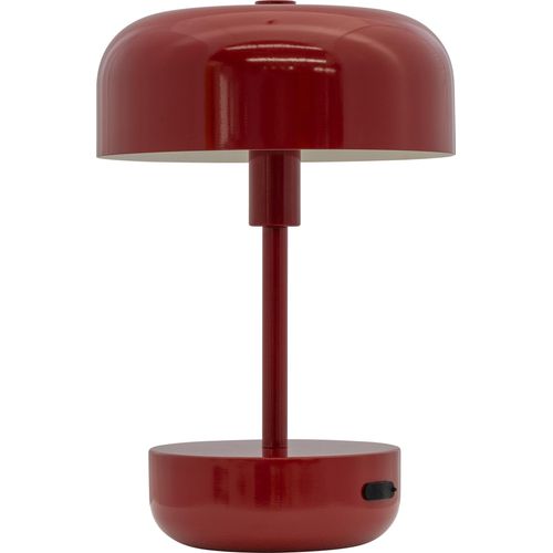 Tischlampe, Kabellos Dimmbar Tischleuchte, Led Tischleuchte Metall, Leselampe, USB Wiederaufladbare, Haipot dunkelrot