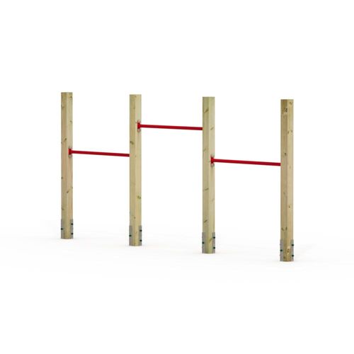 WICKEY FIT Tumble 403 - Outdoor-Fitnessgerät – rot