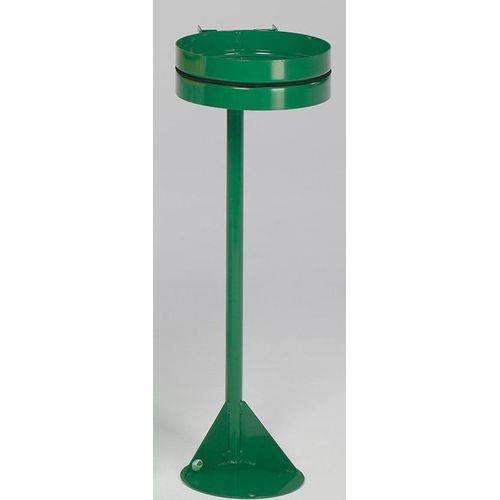 Standhalter mit Gummiband | ohne Deckel | HxBxT 105x37x46,5cm | Stahl | Grün
