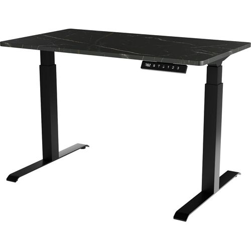 Höhenverstellbarer Schreibtisch MOORE schwarz / san sebastian