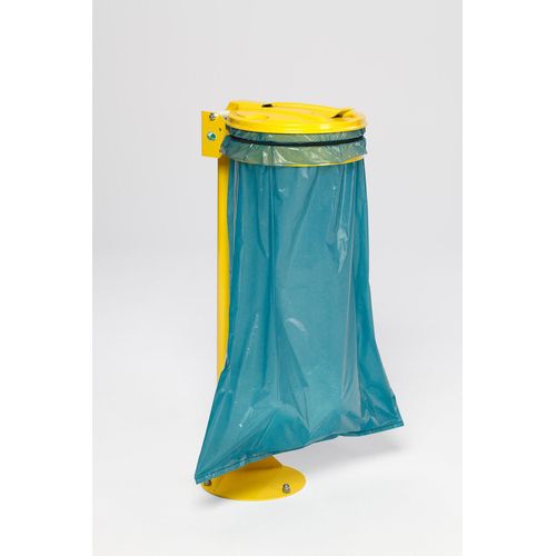 Standhalter mit Gummiband | mit Metall-Deckel | HxBxT 105x37x46,5cm | Stahl | Gelb