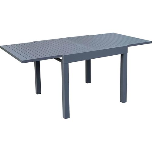 Ausziehtisch GARDA-120 in schwarz, B/H/T: ca. 90-180/75/90 cm