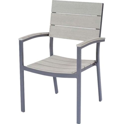 Stapelstuhl 2er Set GARDA-120, B/H/T: ca. 55/88/57 cm