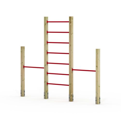 WICKEY FIT Tumble 409 - Outdoor-Fitnessgerät – rot