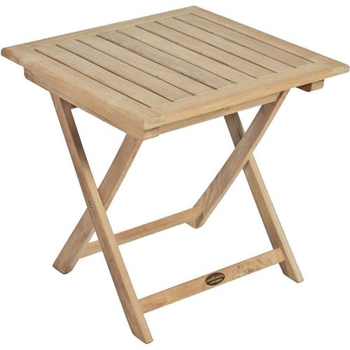 Beistelltisch aus Teak GARDA-120, B/H/T: ca. 50/50/50 cm